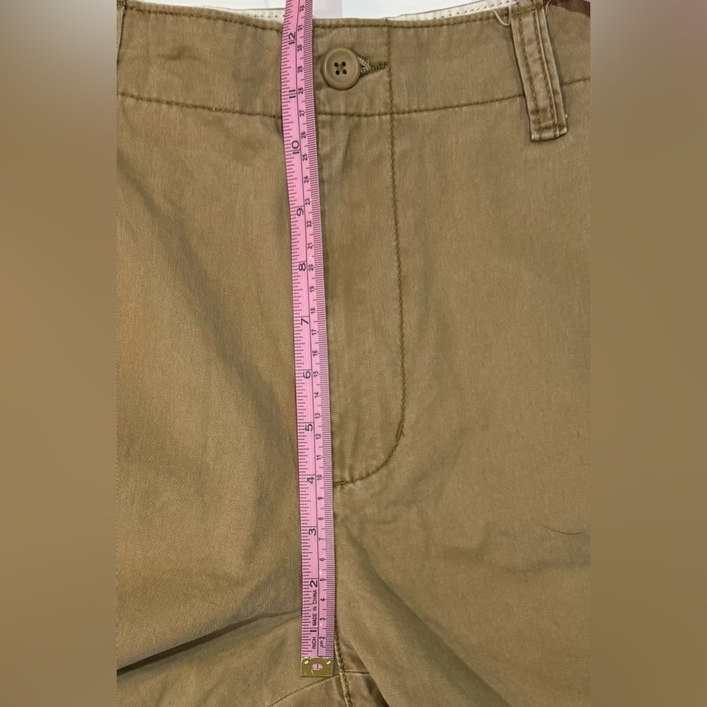 Old Navy Men’s Khaki Shorts Lived-In Straight Tan Size 36 Casual - Picture 7 of 8